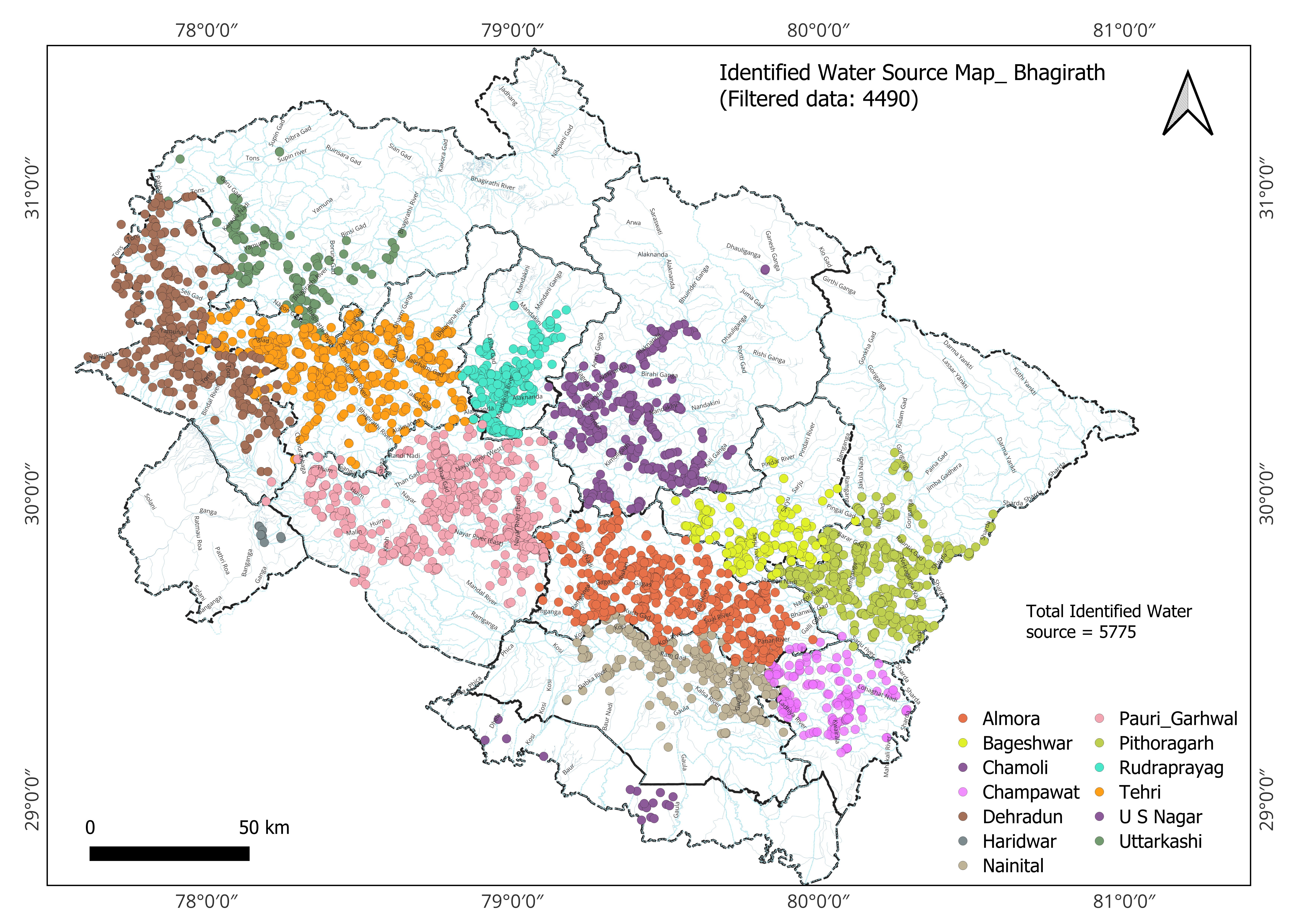 Water Sources Map